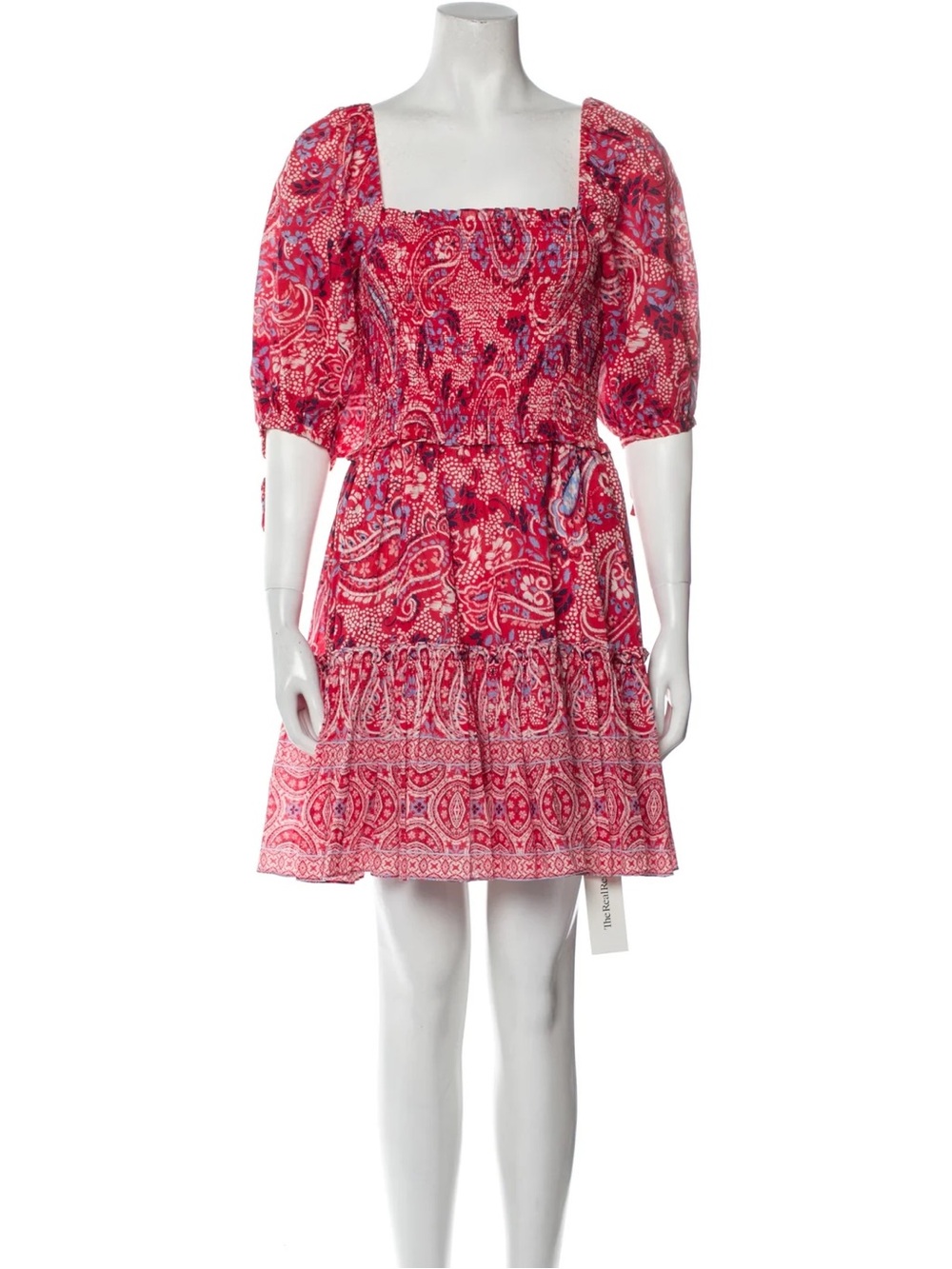 Cara Cara Puff-Sleeve Mini Dress